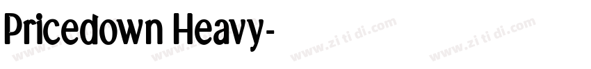 Pricedown Heavy字体转换
